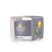 Yankee Candle Signature Candela Votiva in Vetro Black Tea & Lemon 10 Ore