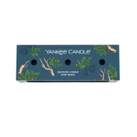 Yankee Candle Signature 3 Candele Votive in Vetro Bayside Cedar 10 Ore cad.