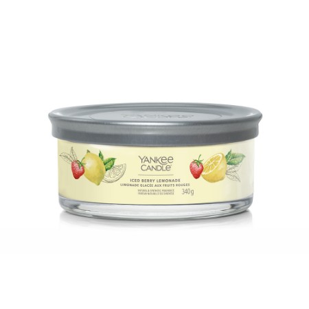 Yankee Candle Signature Candela in Tumbler Multi-Stoppino Iced Berry Lemonade 28 Ore