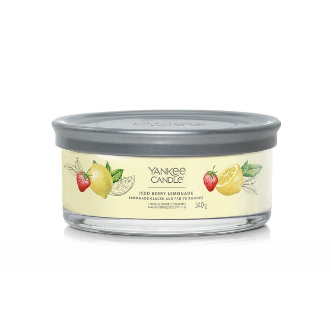 Yankee Candle Signature Candela in Tumbler Multi-Stoppino Iced Berry Lemonade 28 Ore