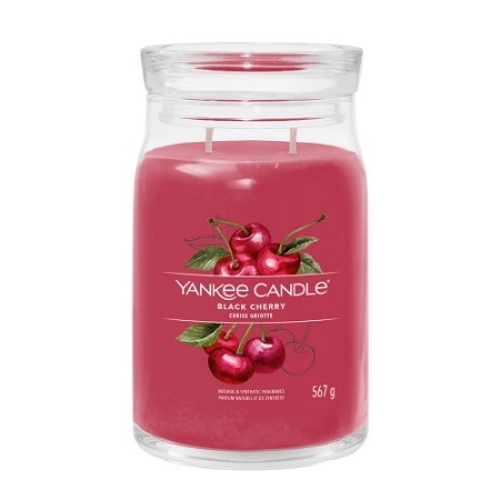 Yankee Candle Signature Candela in Giara Grande Black Cherry 90 Ore
