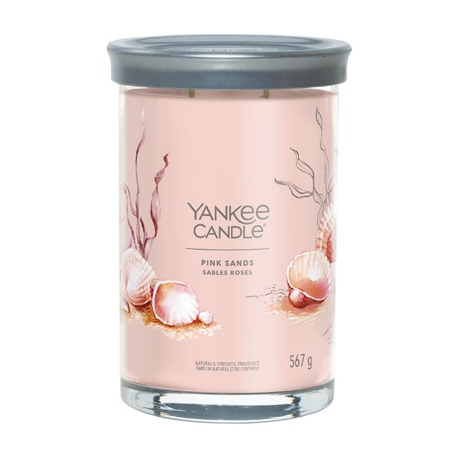 Yankee Candle Signature Candela in Tumbler Grande Pink Sands 100 Ore