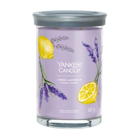 Yankee Candle Signature Candela in Tumbler Grande Lemon Lavender 100 Ore