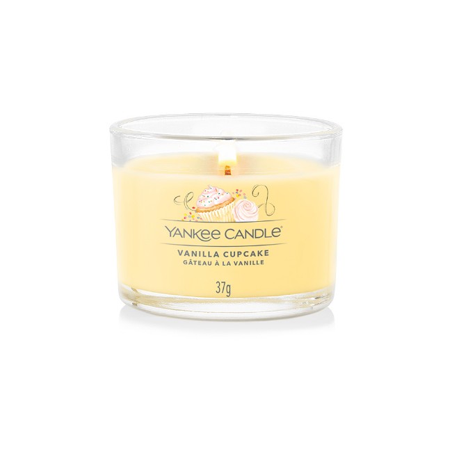 Yankee Candle Votiva In Vetro Midnight Jasmine – Fragranza Floreale, 37g, Tempo Combustione Fino A 12 Ore