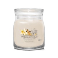 Yankee Candle Signature Candela in Giara Media Vanilla Creme Brulee 50 Ore