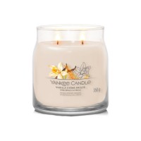 Yankee Candle Signature Candela in Giara Media Vanilla Creme Brulee 50 Ore
