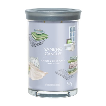 Yankee Candle Signature Candela in Tumbler Grande A Calm and Quiet Place 100 Ore