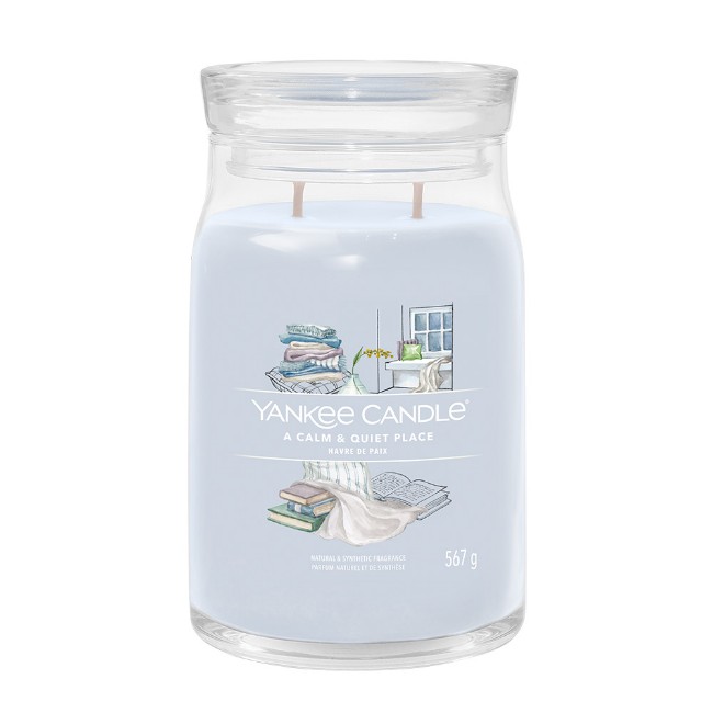 Yankee Candle Signature Candela in Giara Grande A Calm and Quiet Place 90 Ore