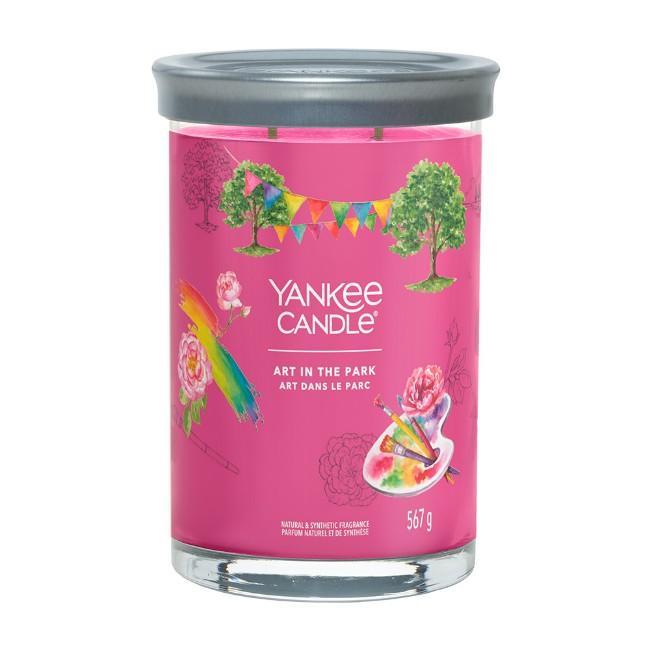 Yankee Candle Signature Candela in Tumbler Grande Art in the Park 100 Ore
