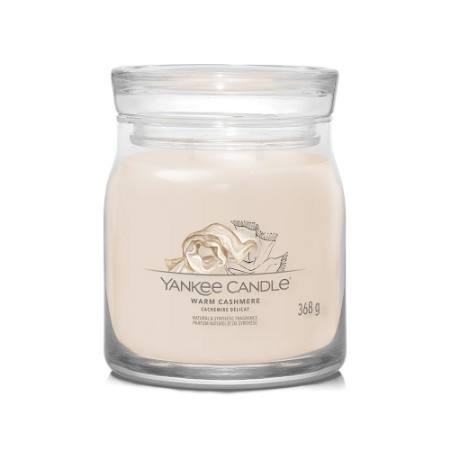 Yankee Candle Signature Candela in Giara Media Warm Cashmere 50 Ore