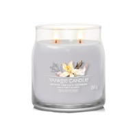 Yankee Candle Signature Candela in Giara Media Smoked Vanilla & Cashmere 50 Ore