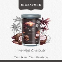 Yankee Candle Signature Candela in Tumbler Grande Black Coconut 100 Ore