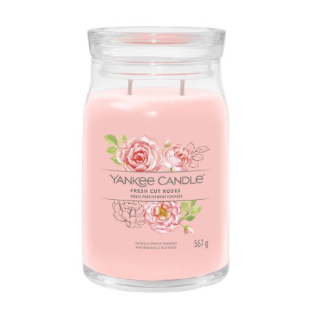Yankee Candle Signature Candela in Giara Grande Fresh Cut Roses 90 Ore