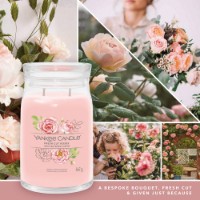 Yankee Candle Signature Candela in Giara Grande Fresh Cut Roses 90 Ore