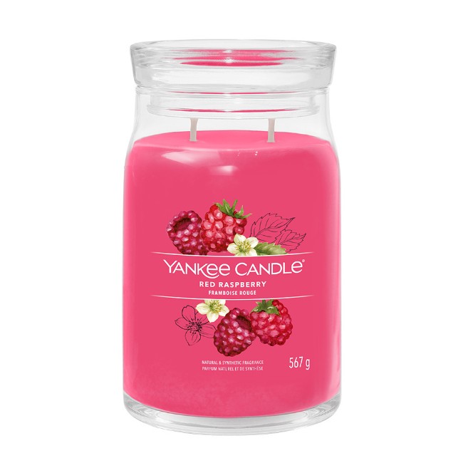 Yankee Candle Signature Candela in Giara Grande Red Raspberry 90 Ore