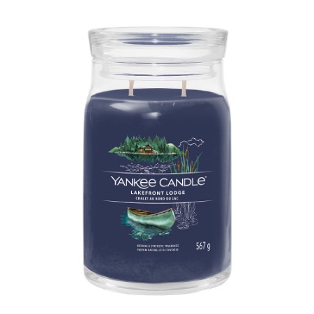 Yankee Candle Signature Candela in Giara Grande Lakefront Lodge 90 Ore