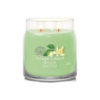 Yankee Candle Signature Candela in Giara Media Vanilla Lime 50 Ore