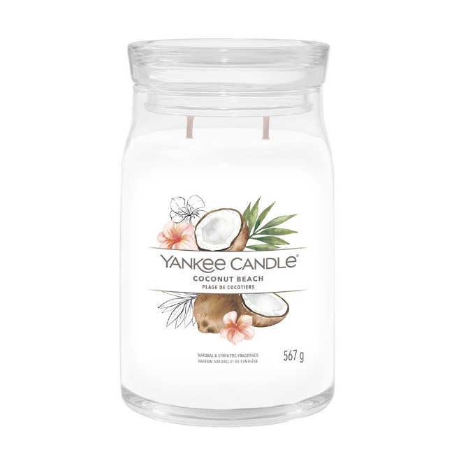 Yankee Candle Signature Candela in Giara Grande Coconut Beach 90 Ore