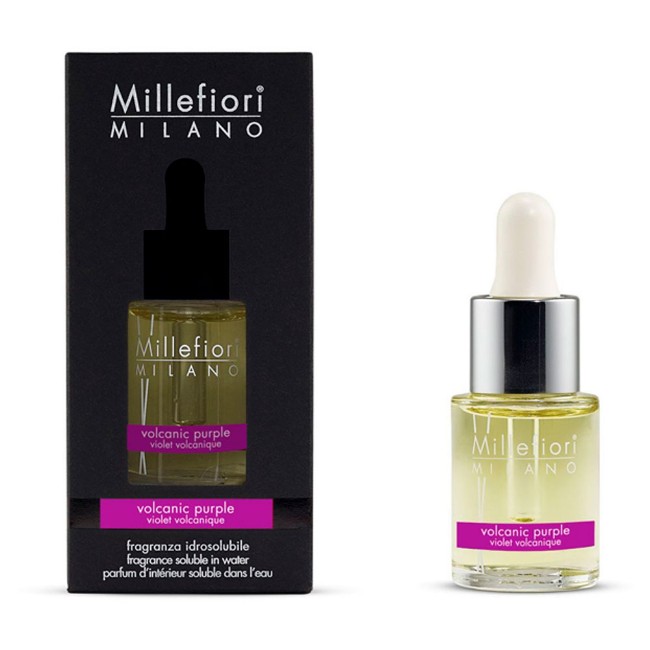 Ricarica per Diffusore ad Ultrasuoni Fragranza Idrosolubile Volcanic Purple 15 ml Millefiori
