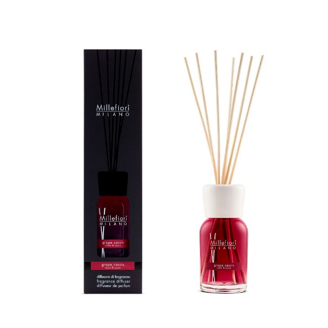 Millefiori Diffusore a Stick 250 ml Grape Cassis