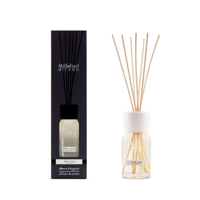 Millefiori Diffusore a Stick 250 ml White Musk