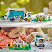 LEGO City Camion per il Riciclaggio dei Rifiuti 60386