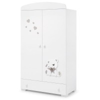 Erbesi Armadio Tato - Bianco/grigio