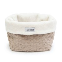 Cestino Portaoggetti Neonato SoftStone Sand