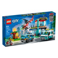 LEGO City Quartier Generale Veicoli d'Emergenza 60371