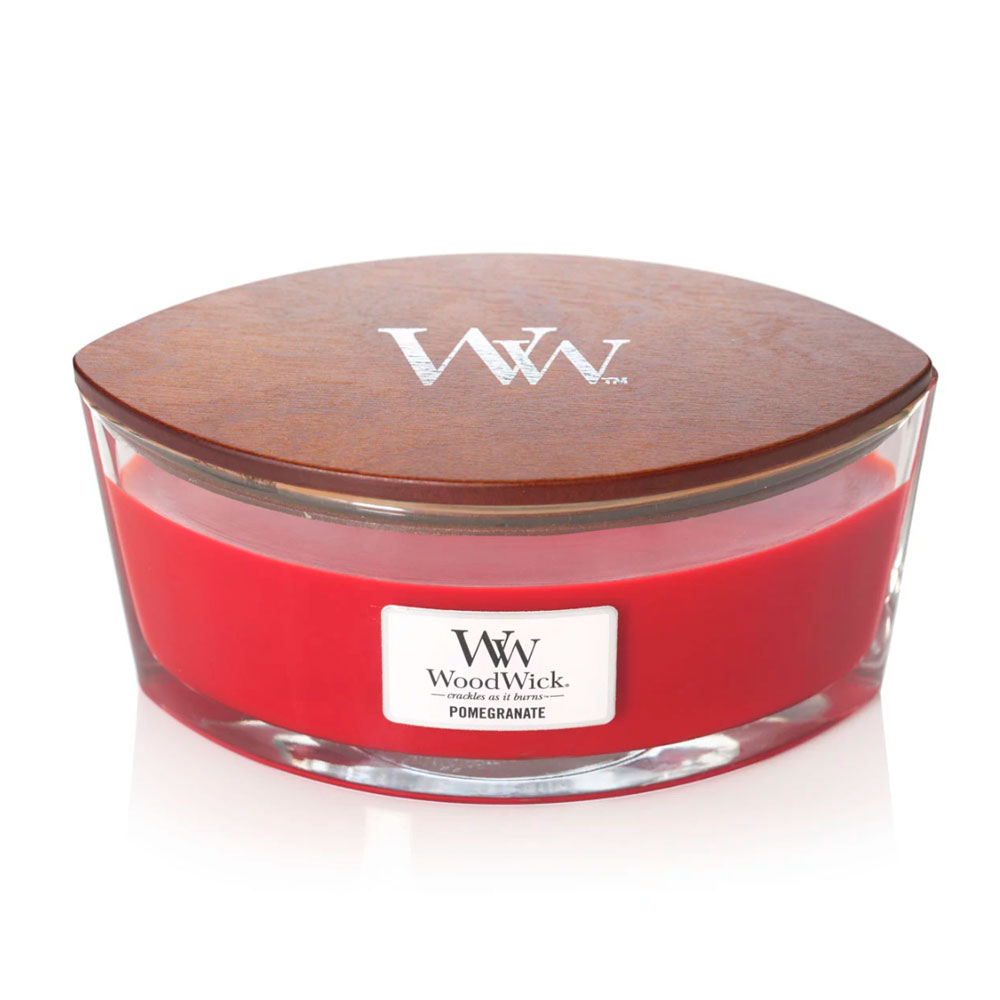Candela WoodWick Profumata Fraser Fir - Stoppino Scoppiettante Come Camino