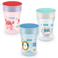 Nuk Tazza Magic Cup con Cappuccio Antigoccia, 8m+, 230ml