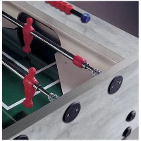Garlando Calciobalilla G-500 Rovere Grigio con Aste Rientranti 