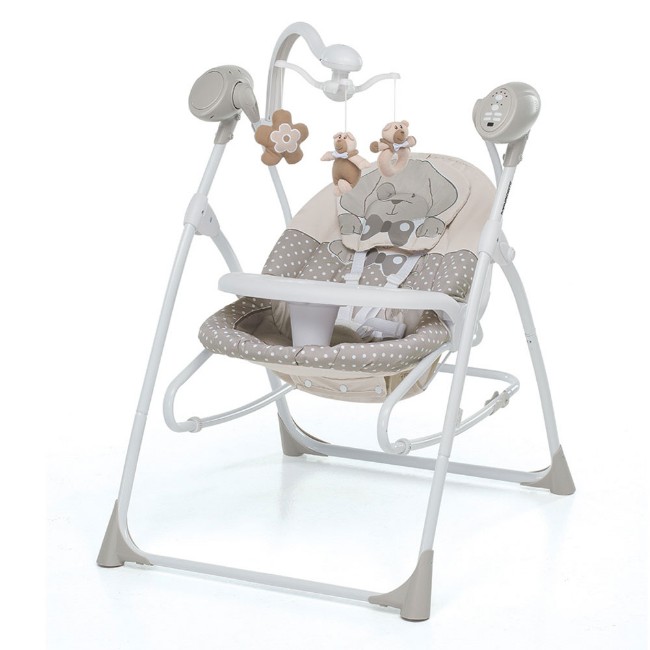 Foppapedretti Sdraietta Carillon con Dondolo Musicale e Barra Giochi - Puppy