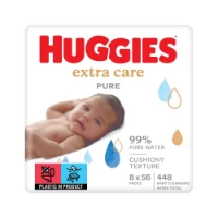 Huggies Salviette Pure Extra Care Multipack 56x8