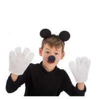 Carnival Toys Set Mickey Mouse con Cerchietto, Guanti e Naso