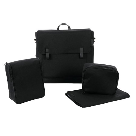 Maxi-Cosi Modern Bag con Pochette, Materassino Fasciatoio e Borsa Termica Portapappa - Black Raven