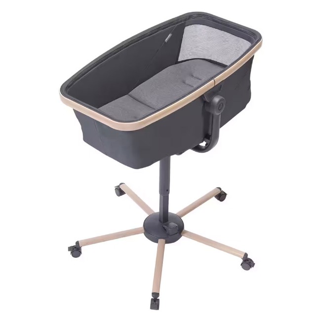 Maxi-Cosi Culla Alba con funzione 3in1 Sdraietta e Seggiolone Pappa, max 15kg - Beyond Graphite