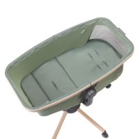 Maxi-Cosi Culla Alba con funzione 3in1 Sdraietta e Seggiolone Pappa, max 15kg - Beyond Green