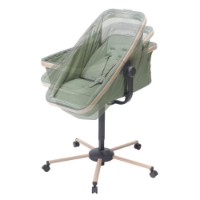 Maxi-Cosi Culla Alba con funzione 3in1 Sdraietta e Seggiolone Pappa, max 15kg - Beyond Green
