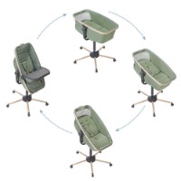 Maxi-Cosi Culla Alba con funzione 3in1 Sdraietta e Seggiolone Pappa, max 15kg - Beyond Green