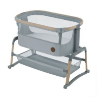 Maxi Cosi Culla Iora Air per Co-sleeping con Funzione Dondolo e tessuti Ecocare Traspiranti, max 9kg - Beyond Grey