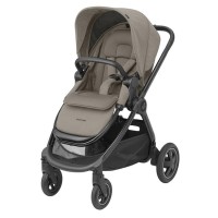 Maxi-Cosi Passeggino Adorra2 Compatto in Tessuto Termoregolatore con Parapioggia Incluso max 22kg - Twillic Truffle