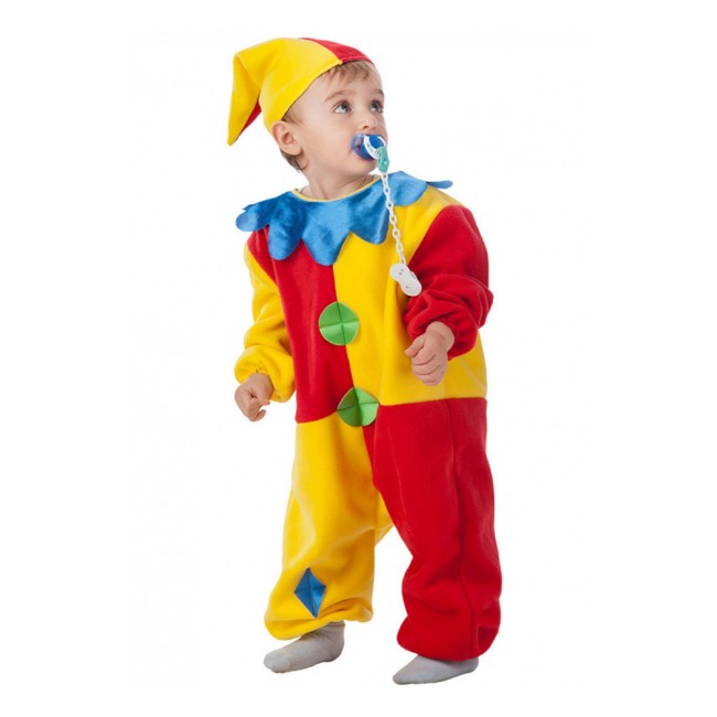 Paniate Carnival Toys Costume Clown Baby Taglia II