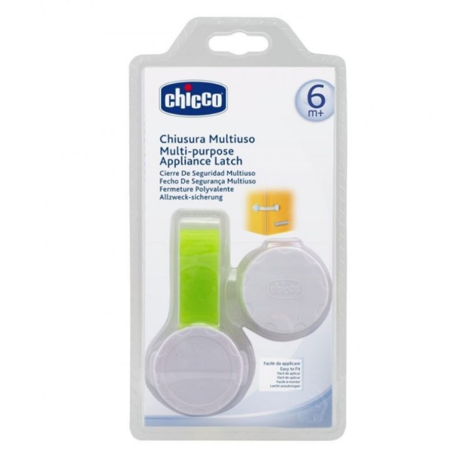 Chicco Chiusura Multiuso, Chiusura di Sicurezza Universale per Bambini per Mobili, Porte, Ante