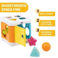 Chicco Cubo Incastra e Martella 2in1, 10-36 mesi