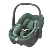 Maxi Cosi Seggiolino Auto Pebble 360 R129 i-Size Roteabile con Pannelli Areazione 40-83cm - Essential Green