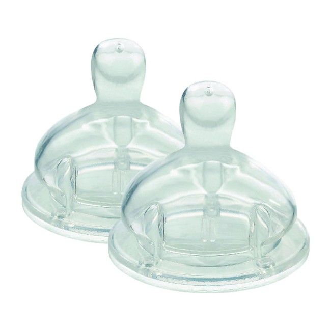 Bebeconfort 2 Tettarelle Perfect Sense in Silicone - Flusso Veloce 6m+
