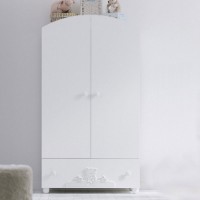 Pali Lettino Birba Smart con Armadio, Comò in Legno e Set Letto Piumone Sfilabile, Paracolpi e Federa
