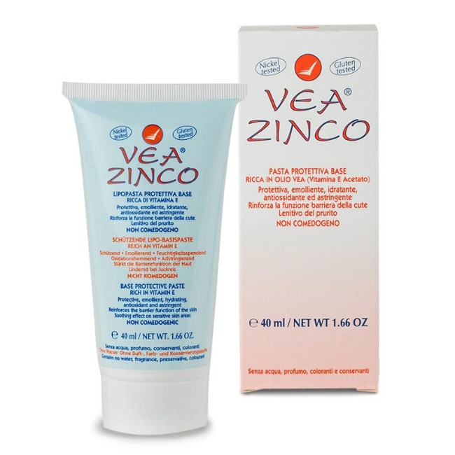 Vea Pasta Cambio Protettiva Base con Ossido di Zinco e Vitamina E, 40ml
