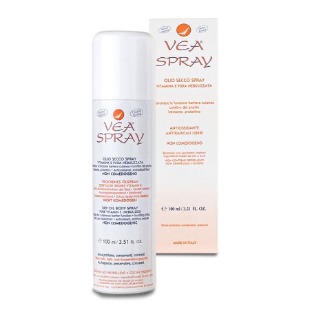 Vea Spray Olio Secco Spray con Vitamina E Nebulizzata per Pelli Secche o Arrossate